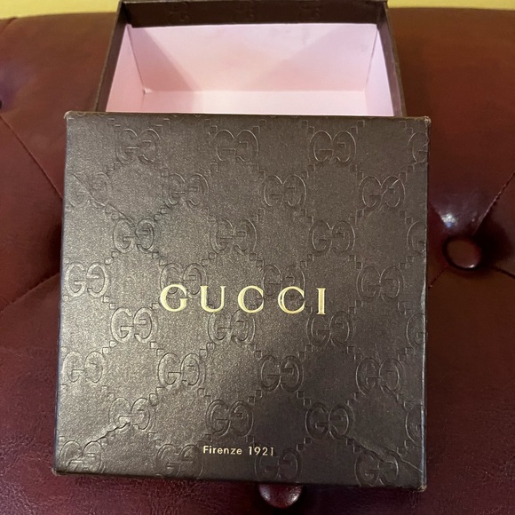 Gucci Other - Gucci Embossed Brown Box with Gold Logo